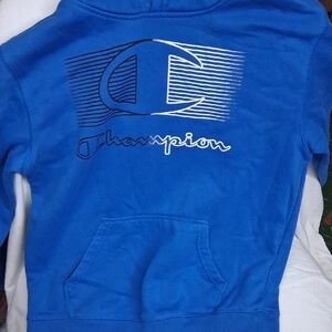 3/$20 Champion Kids Blue Hoodie with Logo